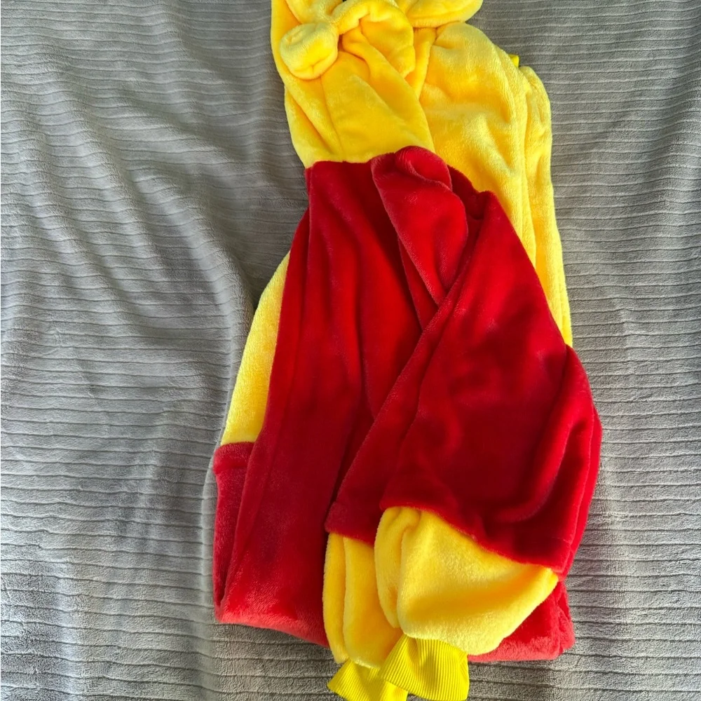 Red and Yellow Hooded Onesie